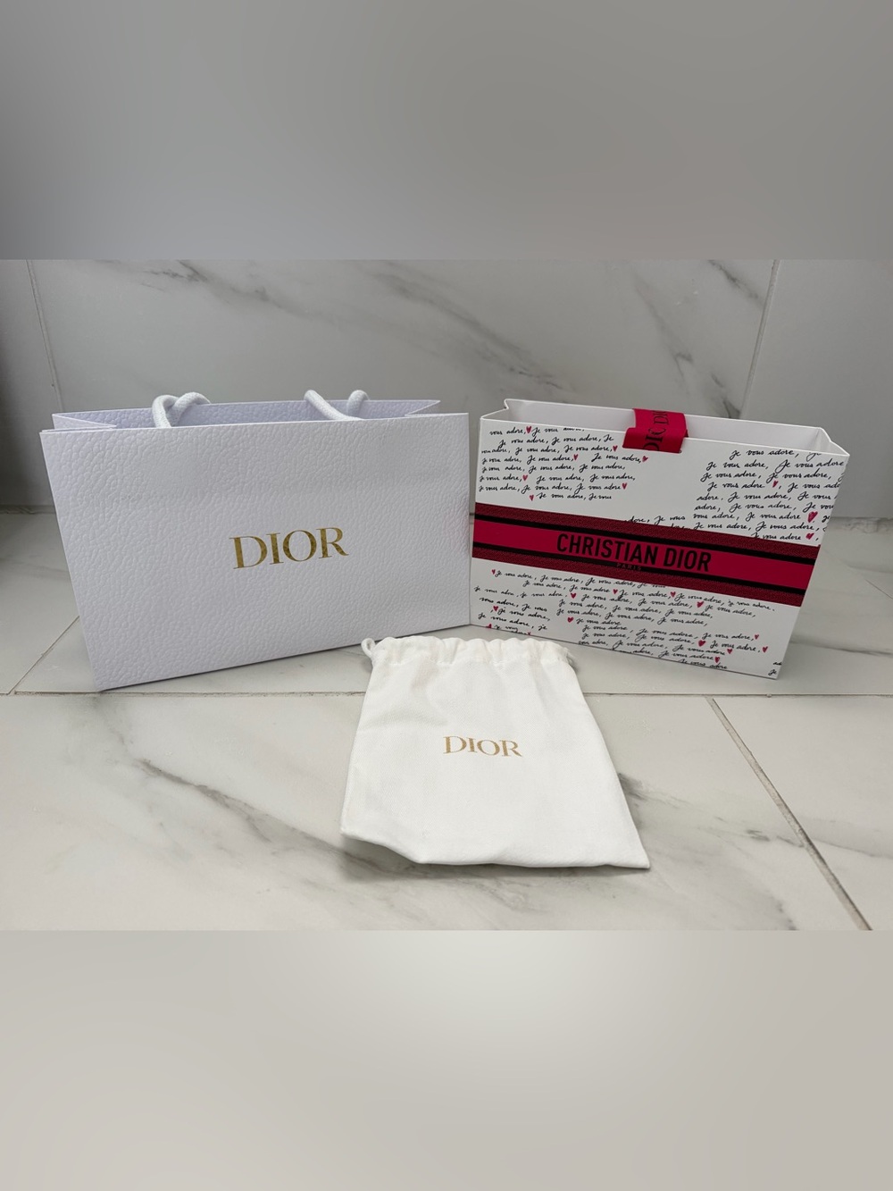 Dior Gift Bags and Dust Bag